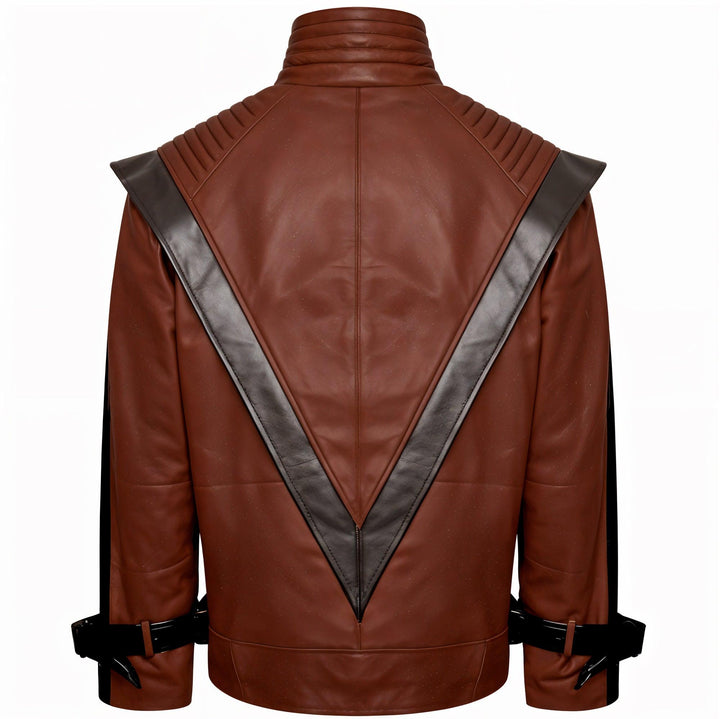 Tayson Brown Bomber Leather Jacket | Leather Jackets AU Primeleathershop