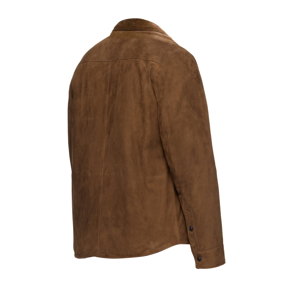 Brown Suede Utility Biker Jacket | Leather Jackets AU Primeleathershop