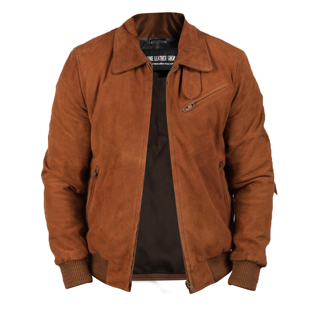 Vintage Moto Brown Suede Jacket | Leather Jackets AU Primeleathershop