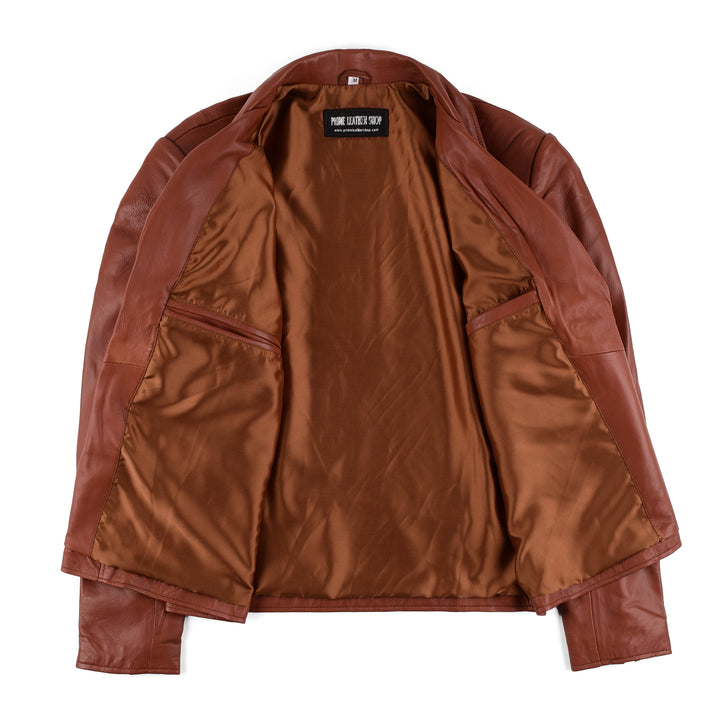 Chris B Leather Biker Jacket | Leather Jackets AU Primeleathershop