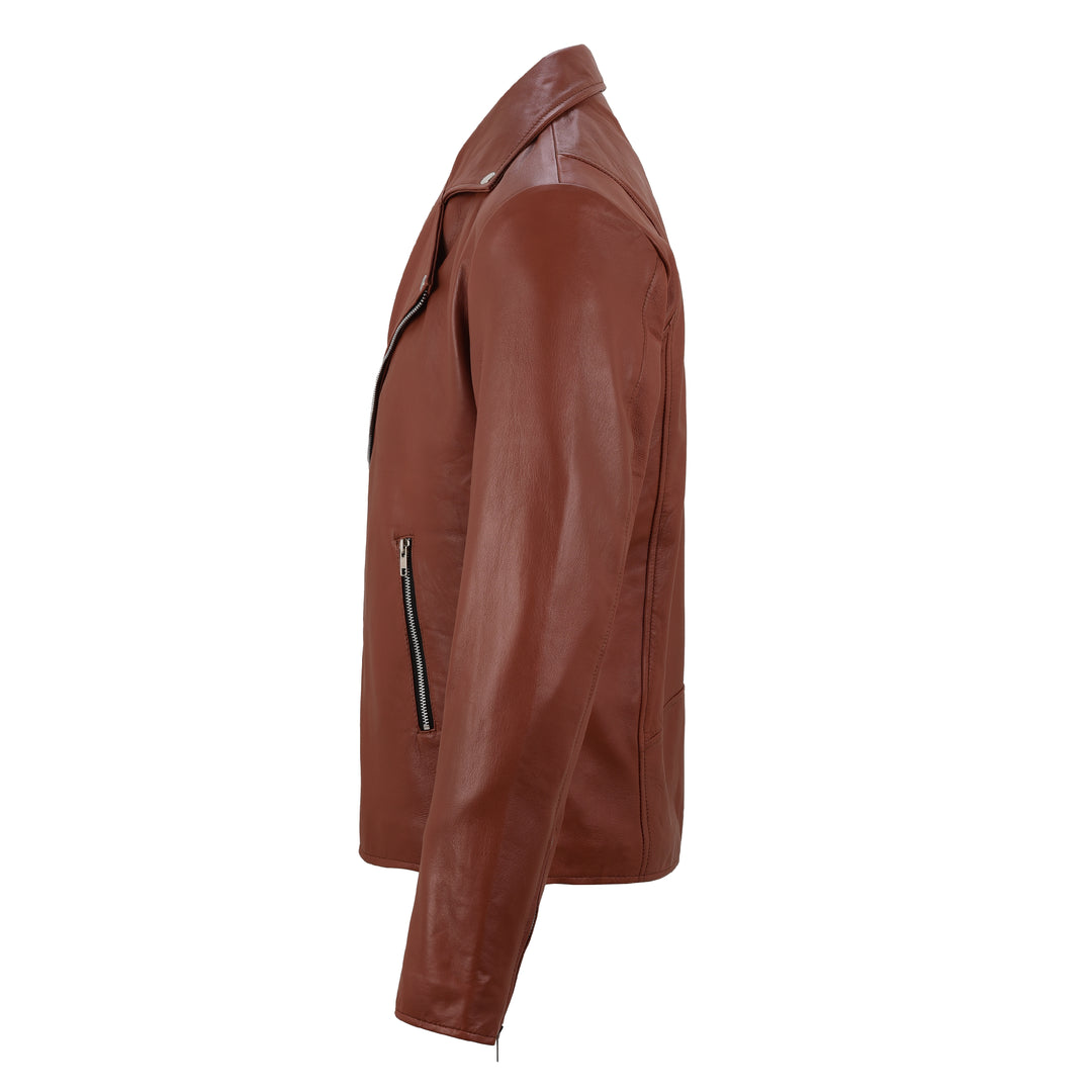 Chris B Leather Biker Jacket | Leather Jackets AU Primeleathershop