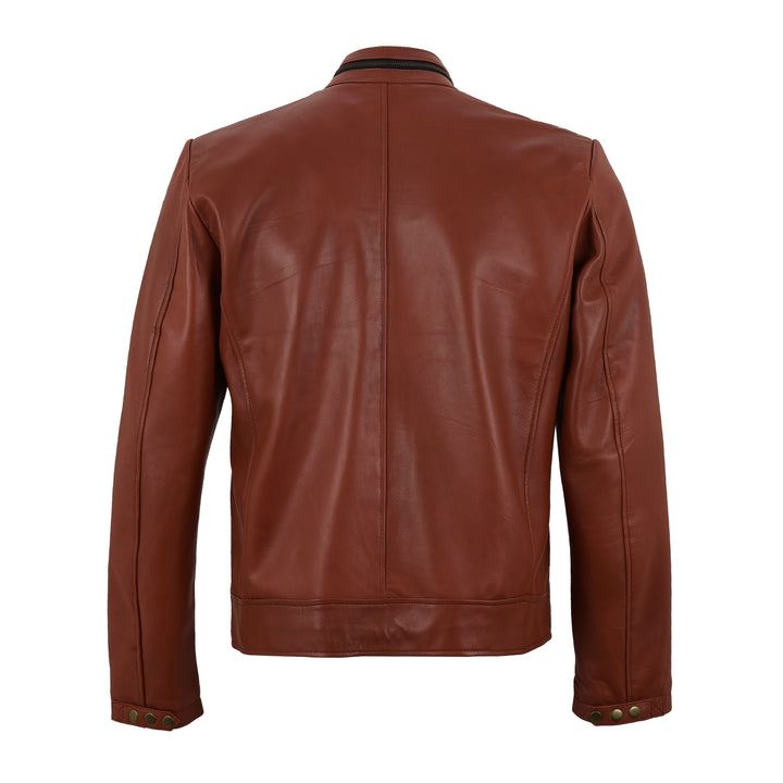 Chris B Leather Biker Jacket | Leather Jackets AU Primeleathershop