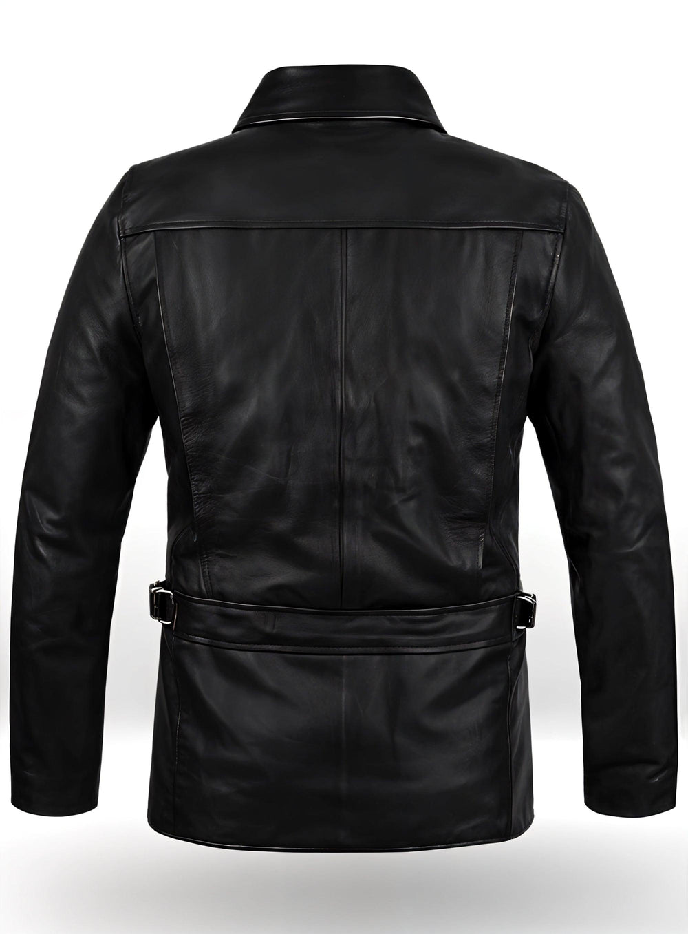 Drake Black Leather Coat | Leather Jackets AU Primeleathershop