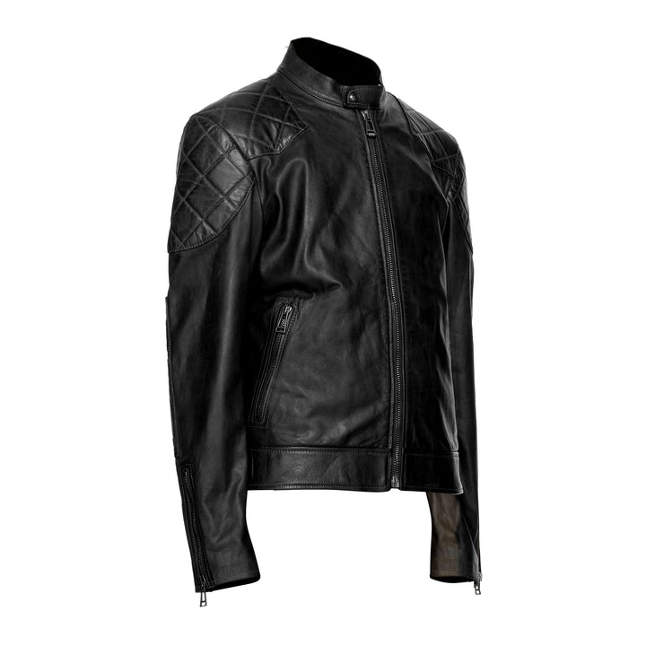 Irwin Icon Black Adventure Leather Moto Jacket | Leather Jackets AU Primeleathershop
