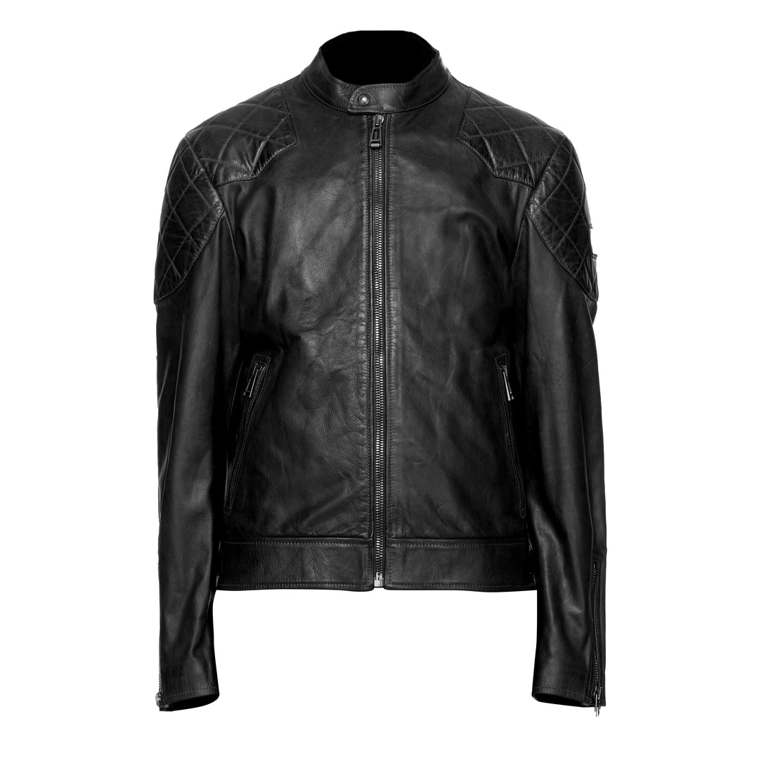 Irwin Icon Black Adventure Leather Moto Jacket | Leather Jackets AU Primeleathershop