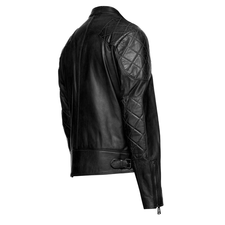 Irwin Icon Black Adventure Leather Moto Jacket | Leather Jackets AU Primeleathershop
