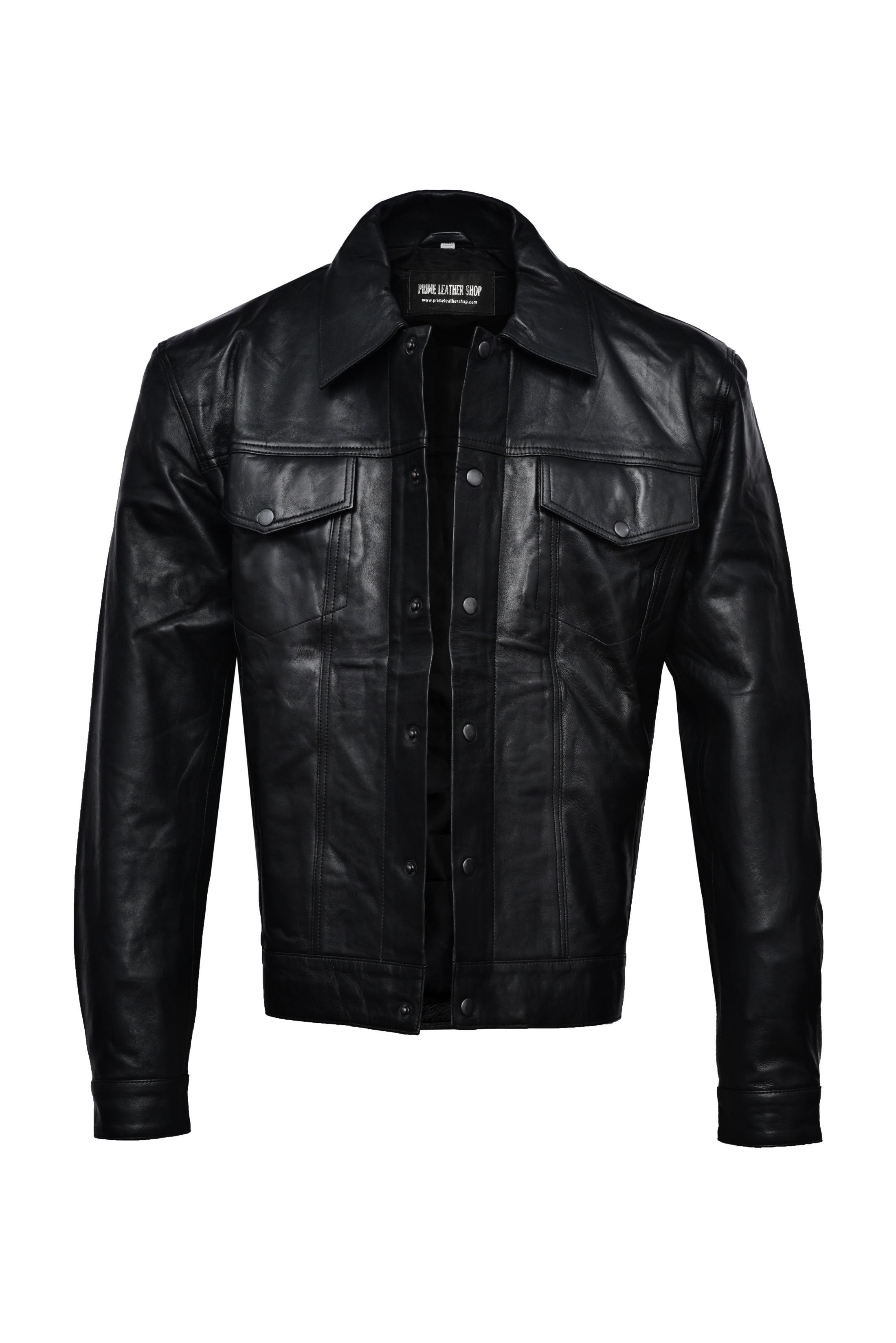 Retro Motorcycle Leather Jacket | Leather Jackets AU Primeleathershop