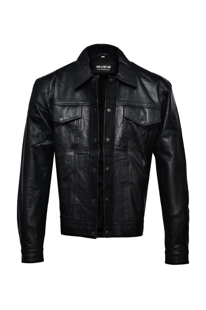 Retro Motorcycle Leather Jacket | Leather Jackets AU Primeleathershop