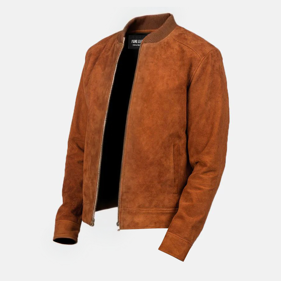 Mens Tech-Smart Suede Jacket - Sydney Star | Leather Jackets AU Primeleathershop