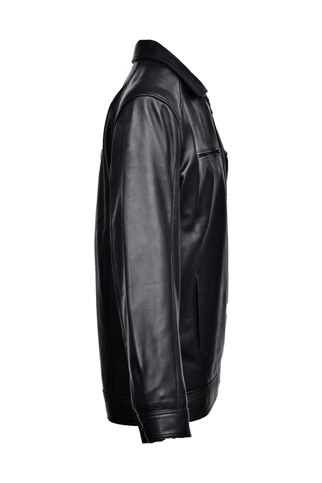 Musk Black Bomber Leather Jacket | Leather Jackets AU Primeleathershop