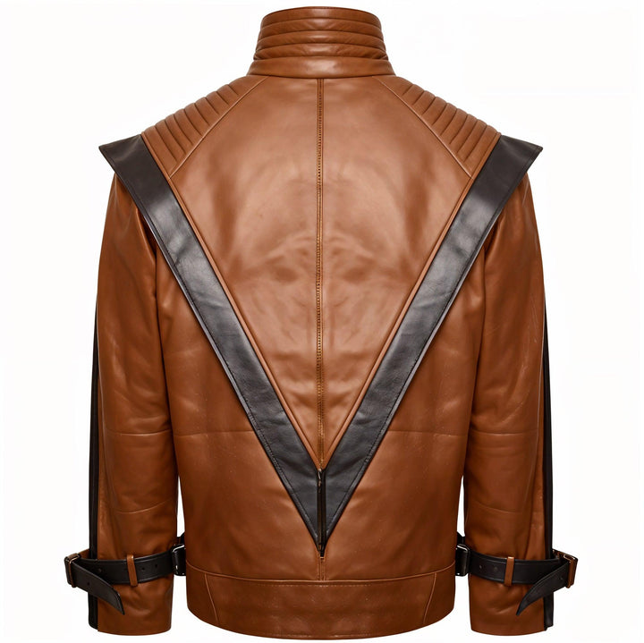 Tayson Brown Bomber Leather Jacket | Leather Jackets AU Primeleathershop