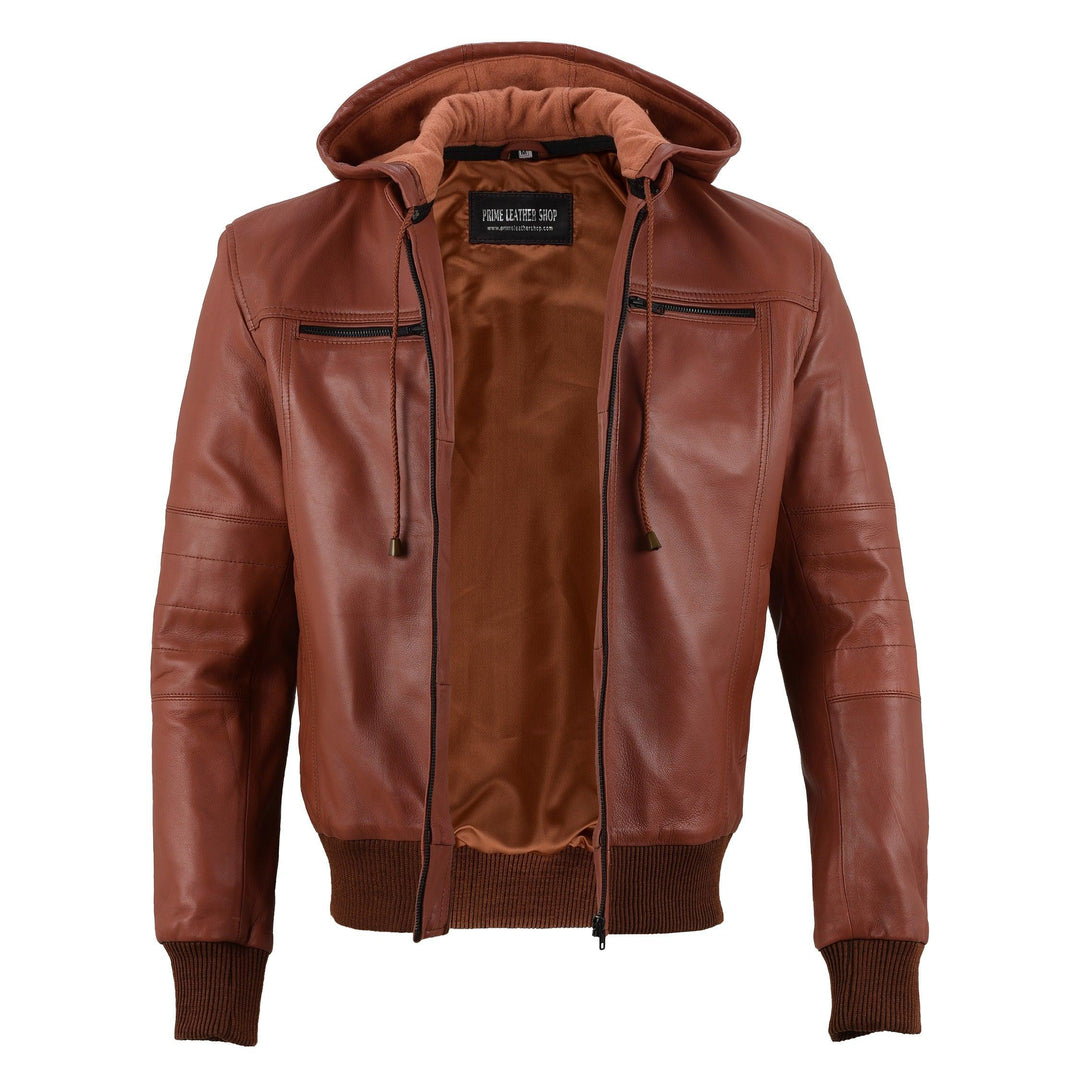 Tiger W Classic Bomber Leather Jacket | Leather Jackets AU Primeleathershop
