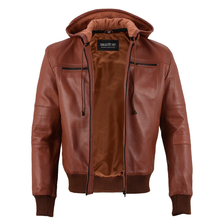 Tiger W Classic Bomber Leather Jacket | Leather Jackets AU Primeleathershop