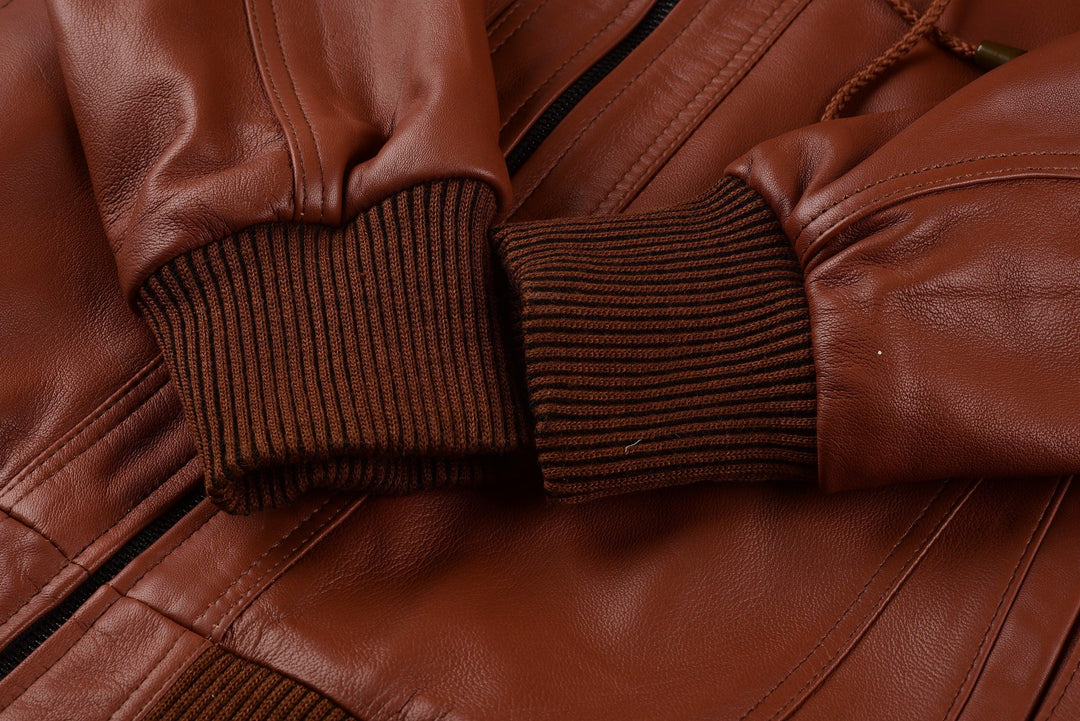 Tiger W Classic Bomber Leather Jacket | Leather Jackets AU Primeleathershop