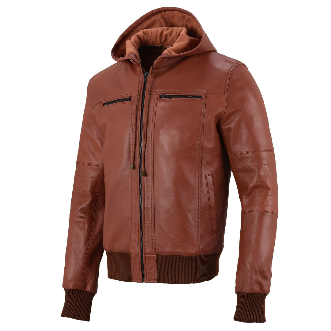 Tiger W Classic Bomber Leather Jacket | Leather Jackets AU Primeleathershop