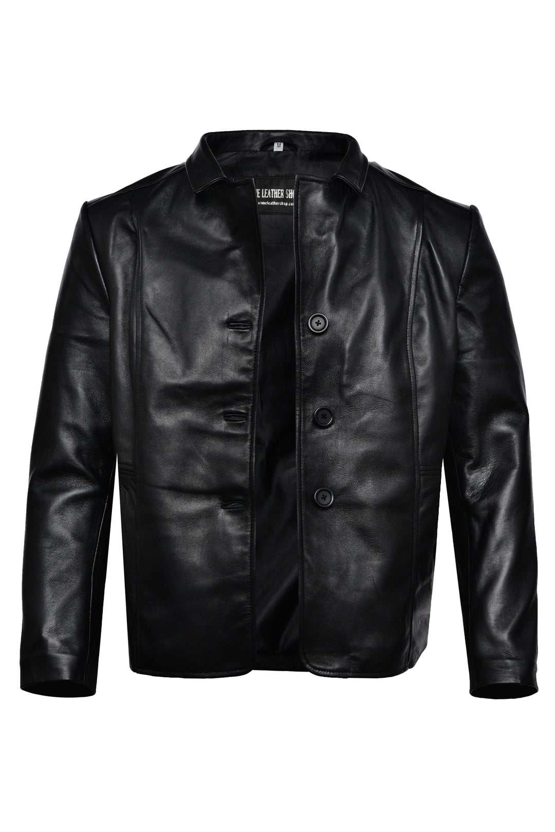 Zach King Black Leather Coat | Leather Jackets AU Primeleathershop