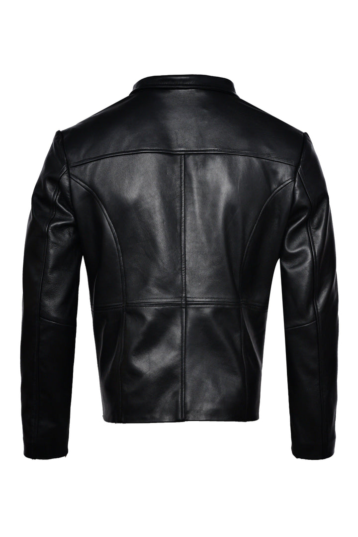 Zach King Black Leather Coat | Leather Jackets AU Primeleathershop
