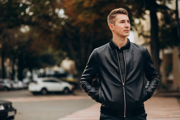 leather jacket for men