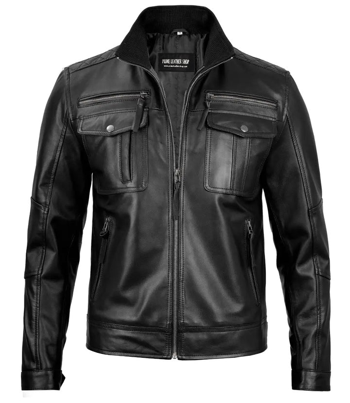 Cafe Racer Leather jacket