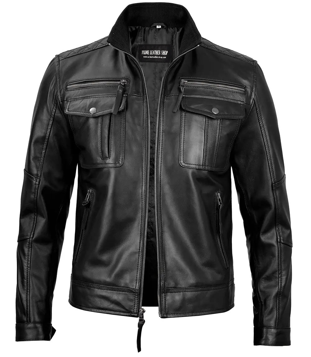 Cafe Racer Leather jacket