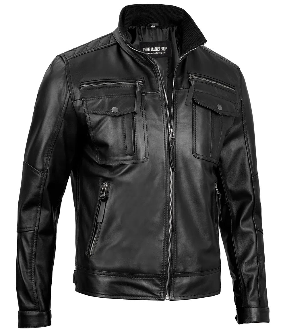 Cafe Racer Leather jacket