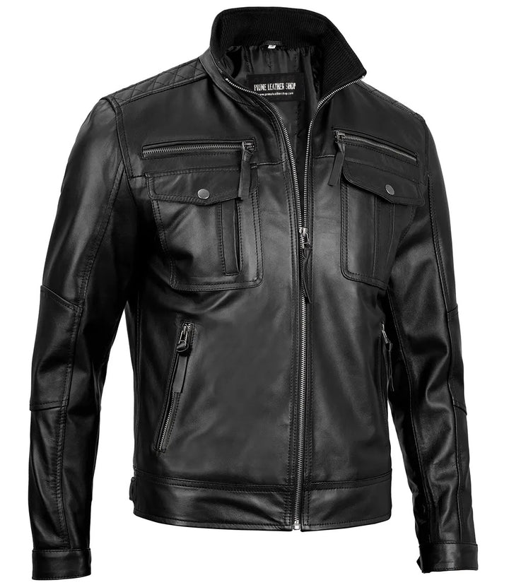 Cafe Racer Leather jacket