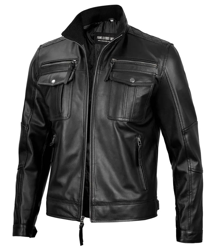 Cafe Racer Leather jacket