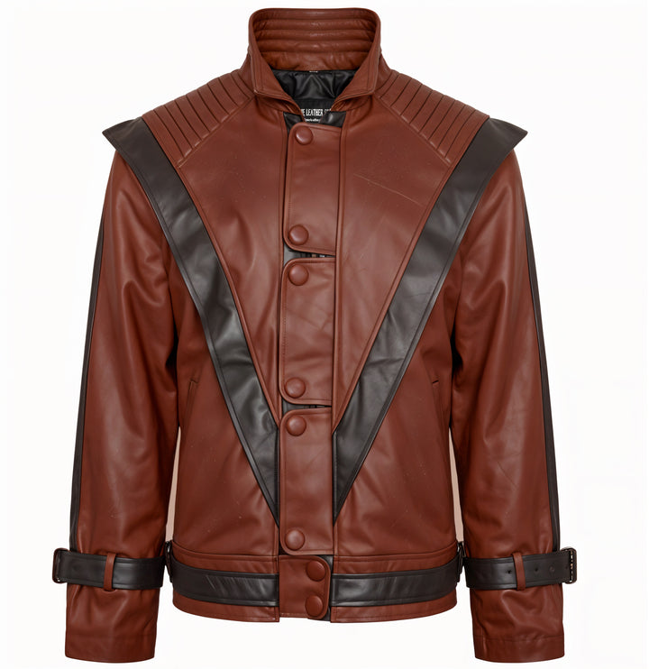 Bomber Brown Leather Jacket