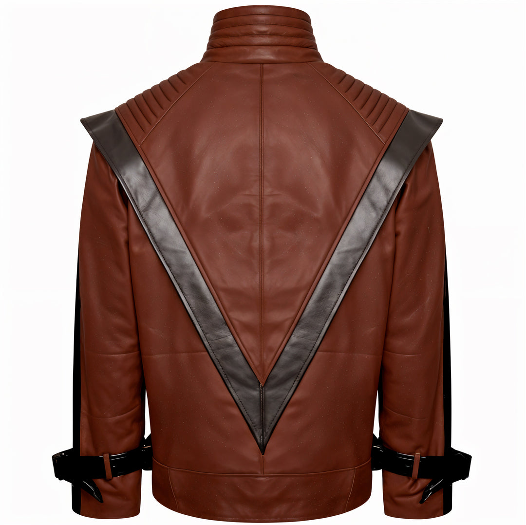 Bomber Brown Leather Jacket