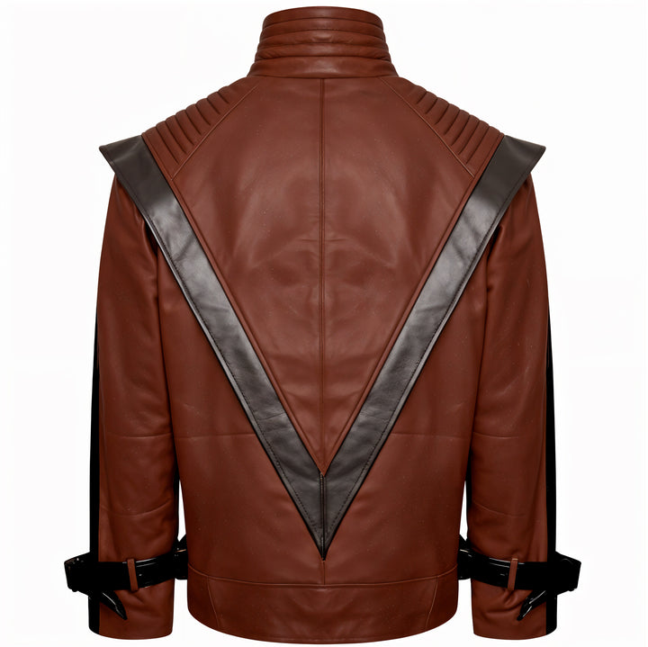 Bomber Brown Leather Jacket