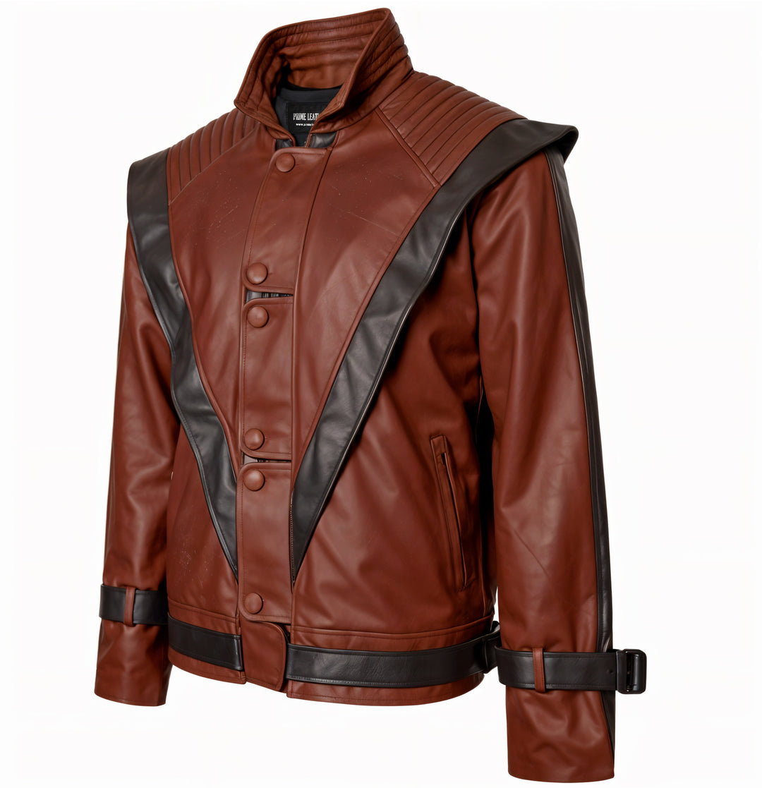 Bomber Brown Leather Jacket