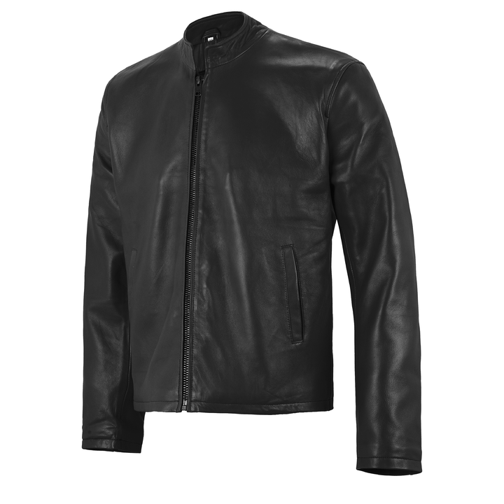 leather biker jacket men