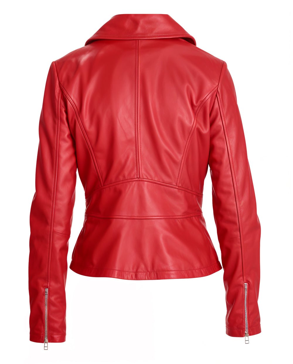 Cindy Classic Biker Leather Jacket - Primeleathershop