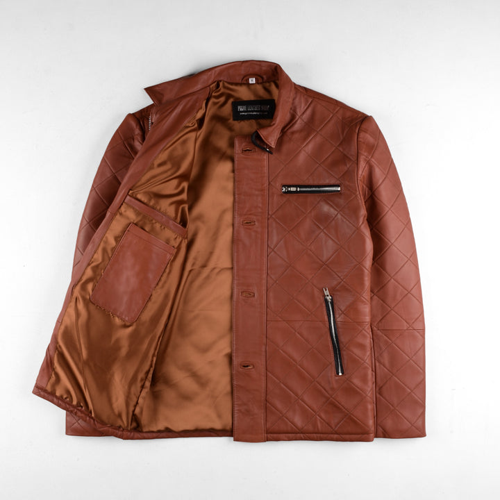 Leather bomber Jacket