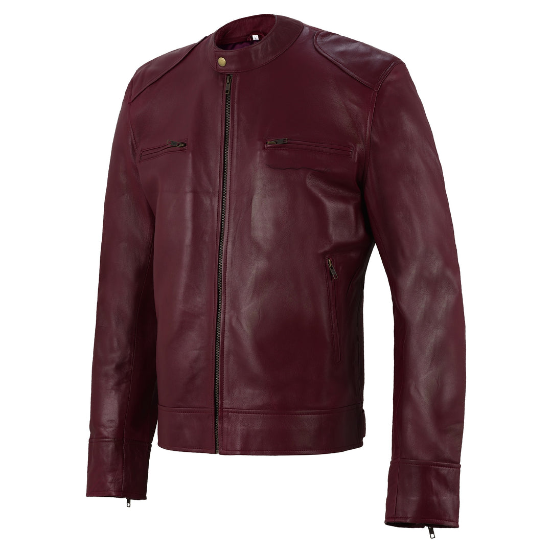 Classic Leather Jacket Men