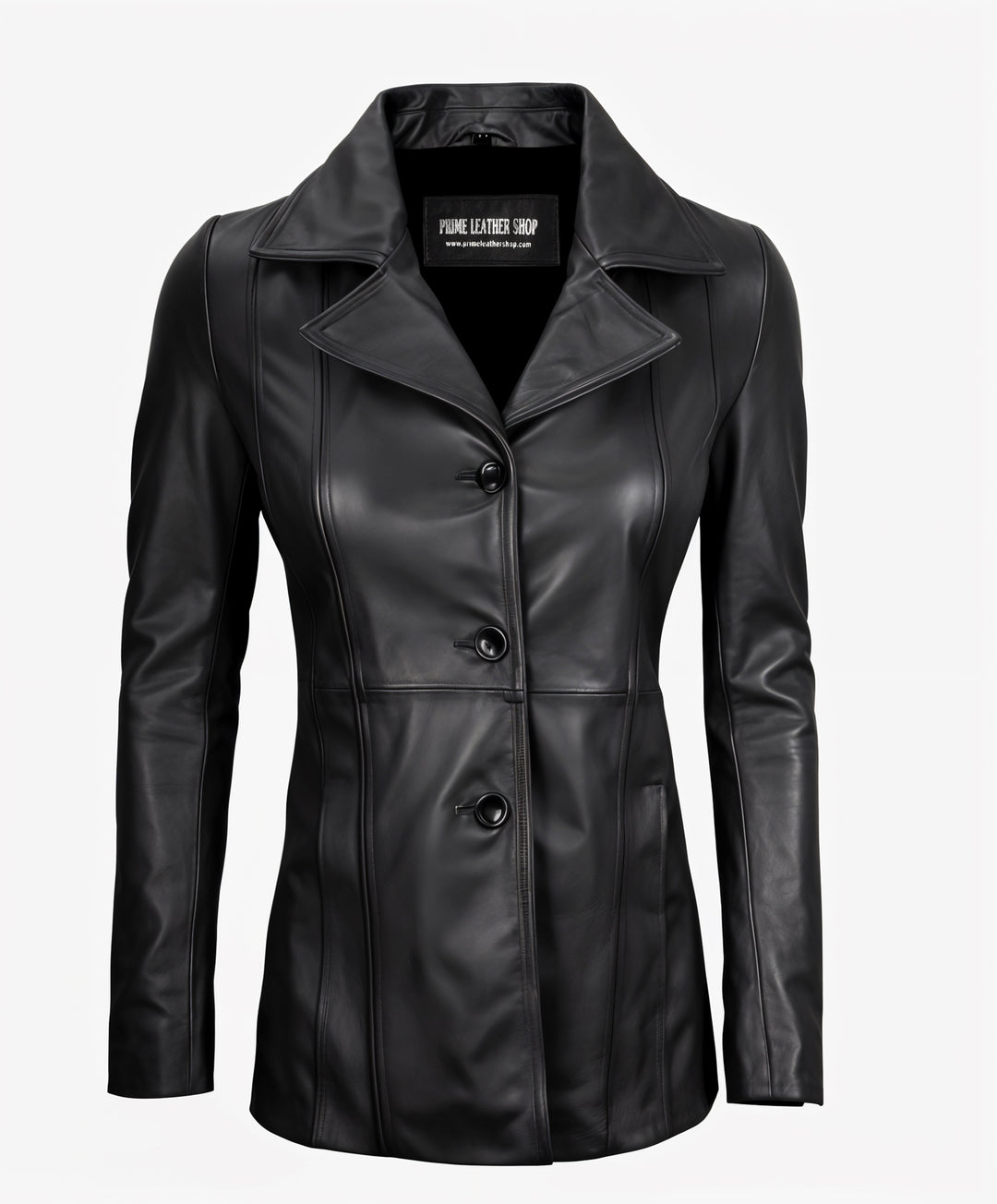 Black Leather Coat