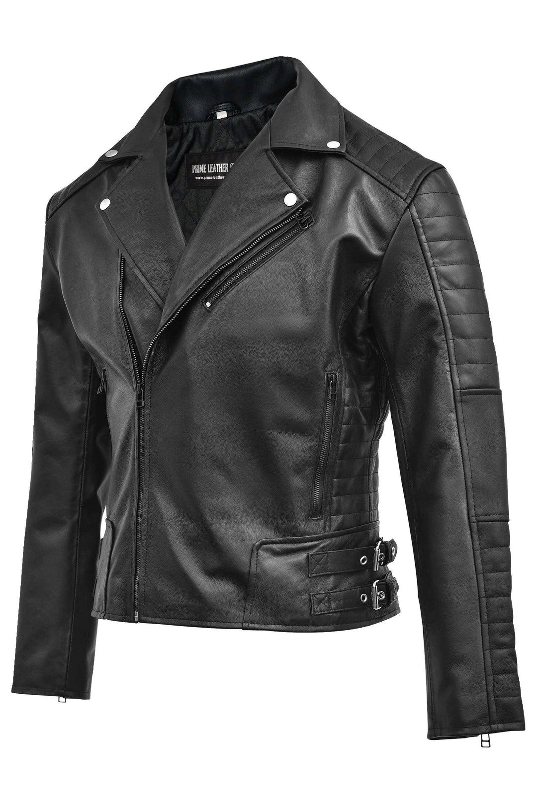 Juan Soto Biker Leather Jacket - Primeleathershop