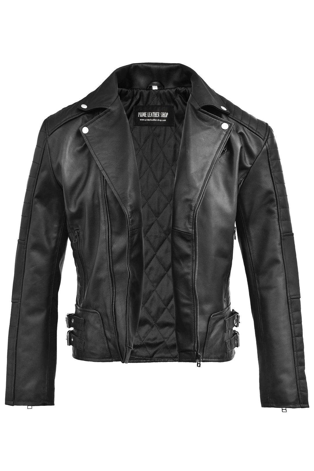 Juan Soto Biker Leather Jacket - Primeleathershop