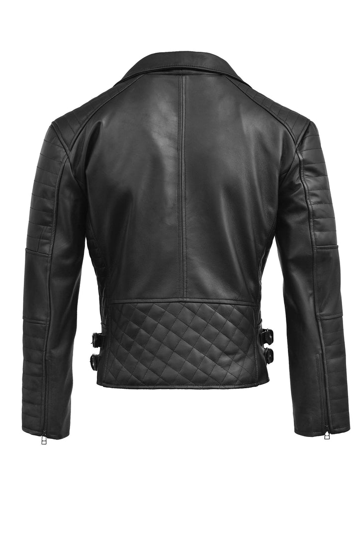 Juan Soto Biker Leather Jacket - Primeleathershop