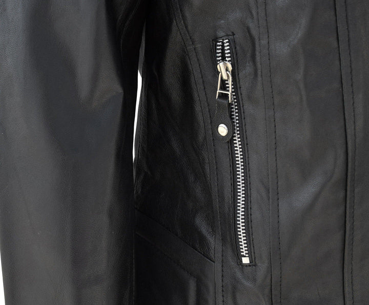 Kattan Black Leather Jacket