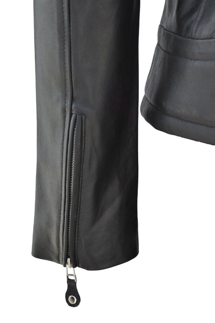 Kattan Black Leather Jacket