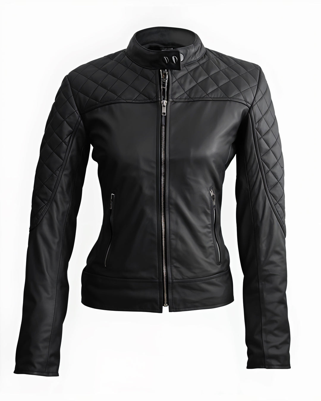 Classic Leather Jacket Women