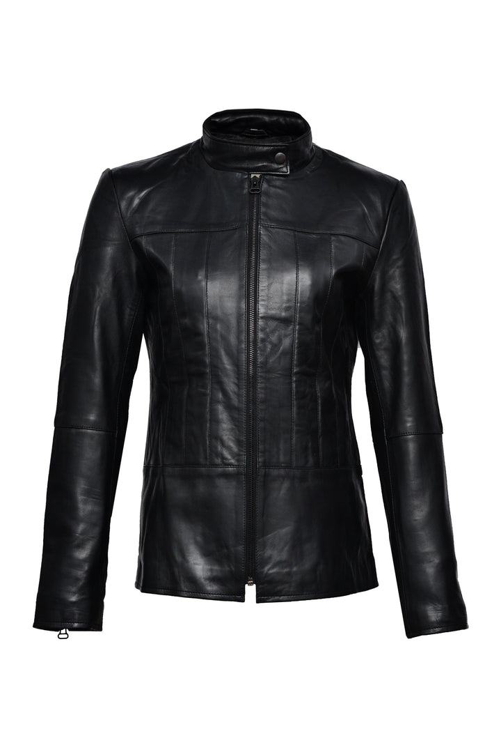 Lalisa Classic Biker Leather Jacket - Primeleathershop