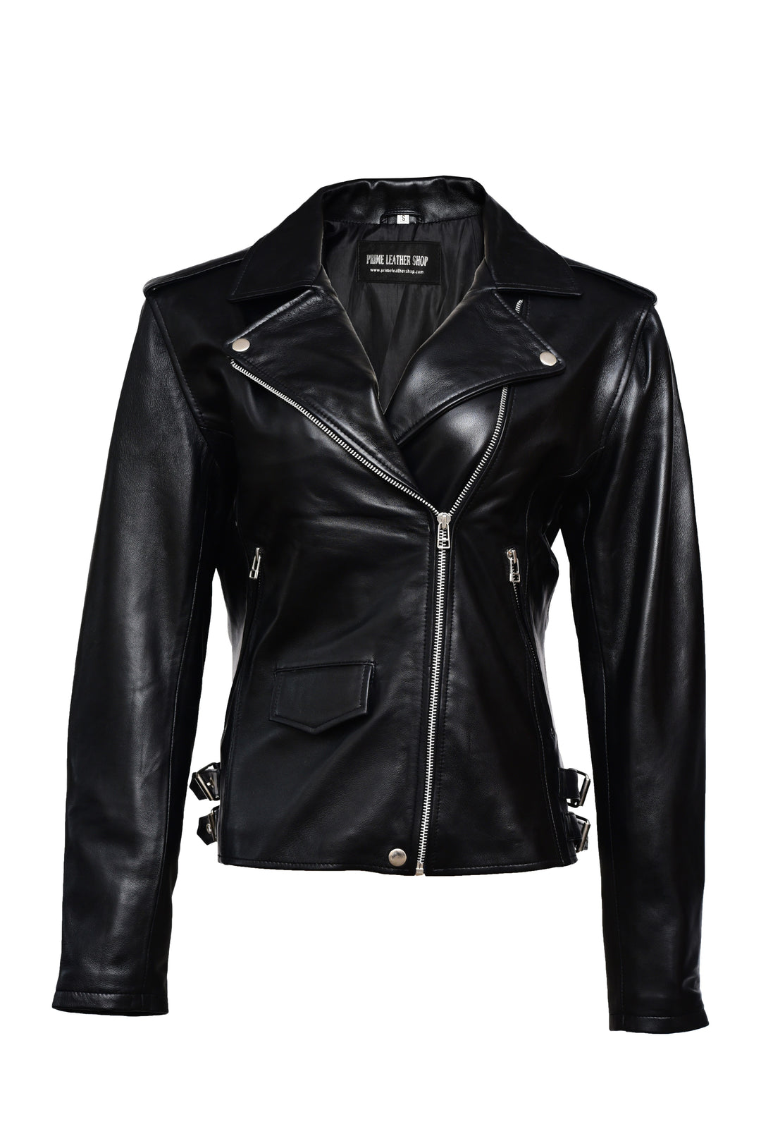 Kim Classic Biker Leather Jacket