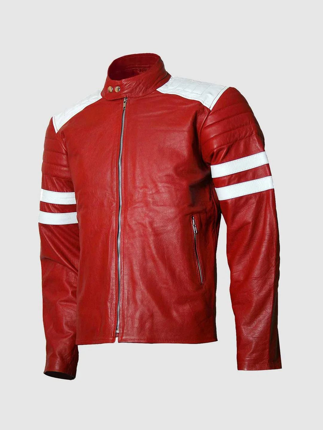 Racer leather jacket