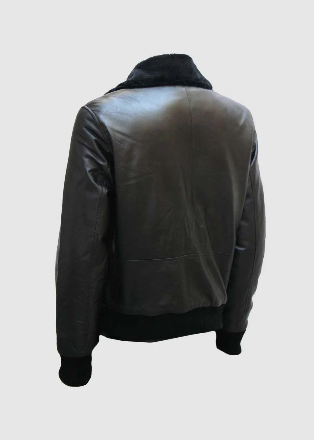 leather bomber jacket men