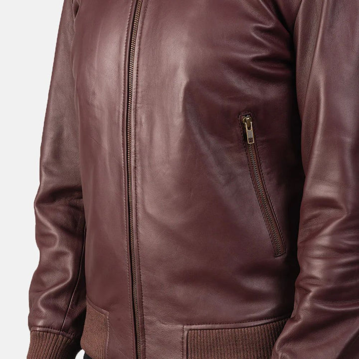 Leather jacket