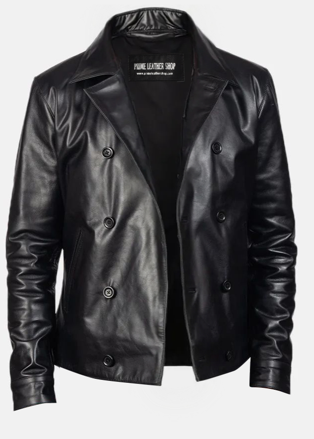 leather biker jacket