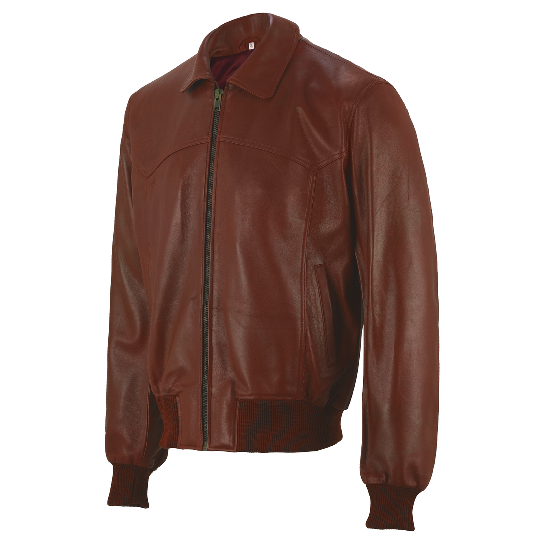 Brown Classic Leather Jacket