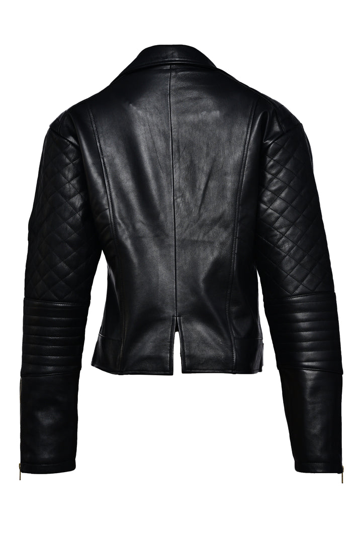 Leather Bomber Jacket